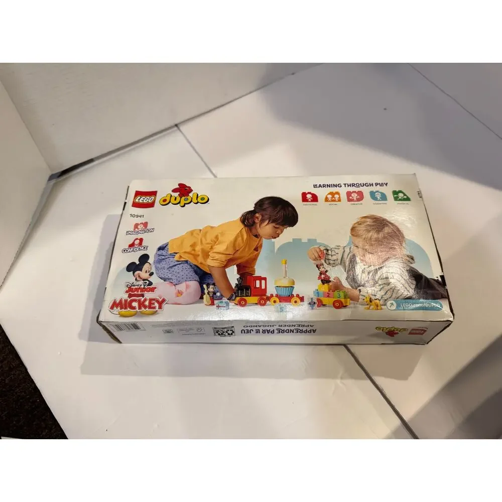 LEGO DUPLO Birthday Train 10941 – Toddler Building Toy with Number